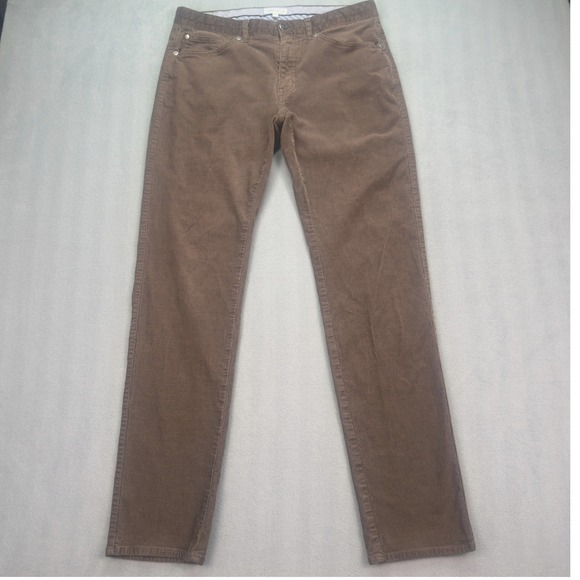 Peter Millar Other - Peter Millar Corduroy Pants 33 Brown Crown Five Pocket Cotton Modal Stretch